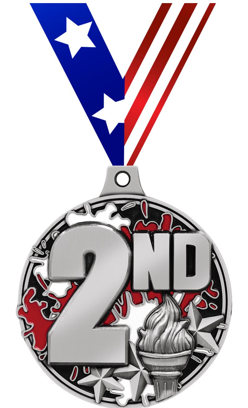 2" SPLASH 2ND PLACE MDL SILVER