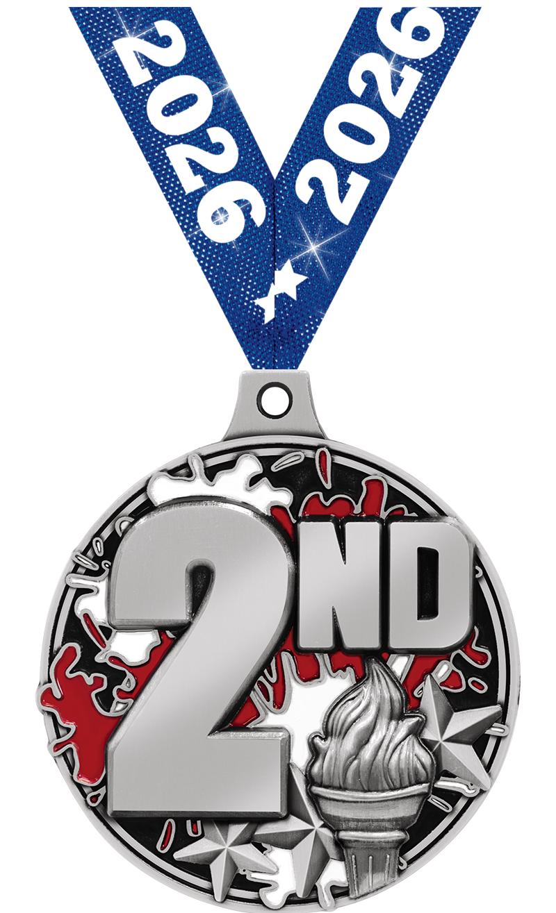 2" SPLASH 2ND PLACE MDL SILVER