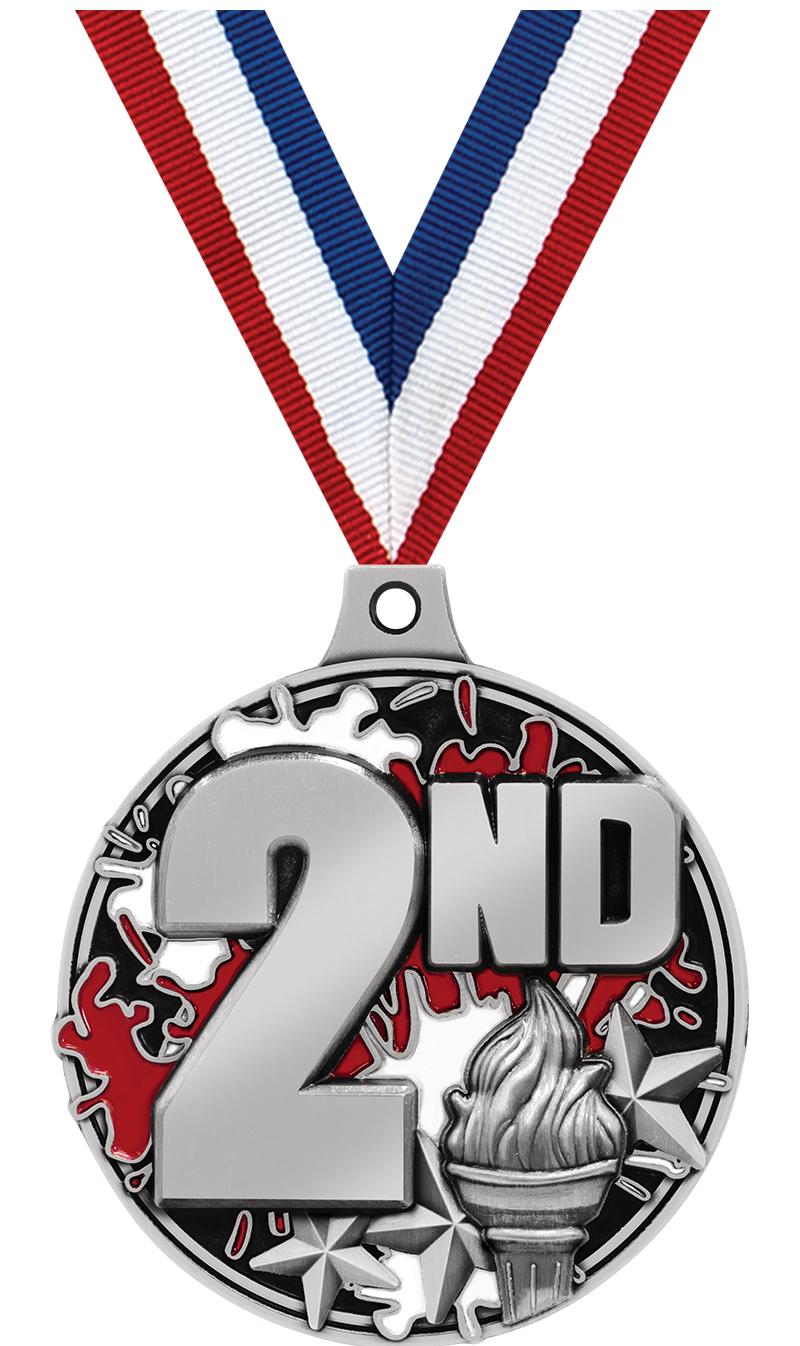 2" SPLASH 2ND PLACE MDL SILVER