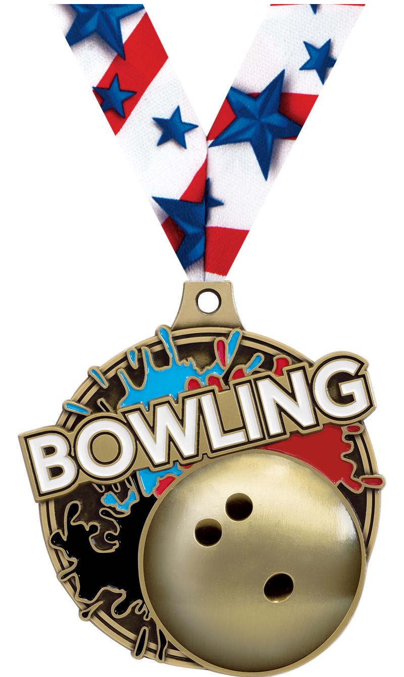 2" SPLASH BOWLING MDL GOLD