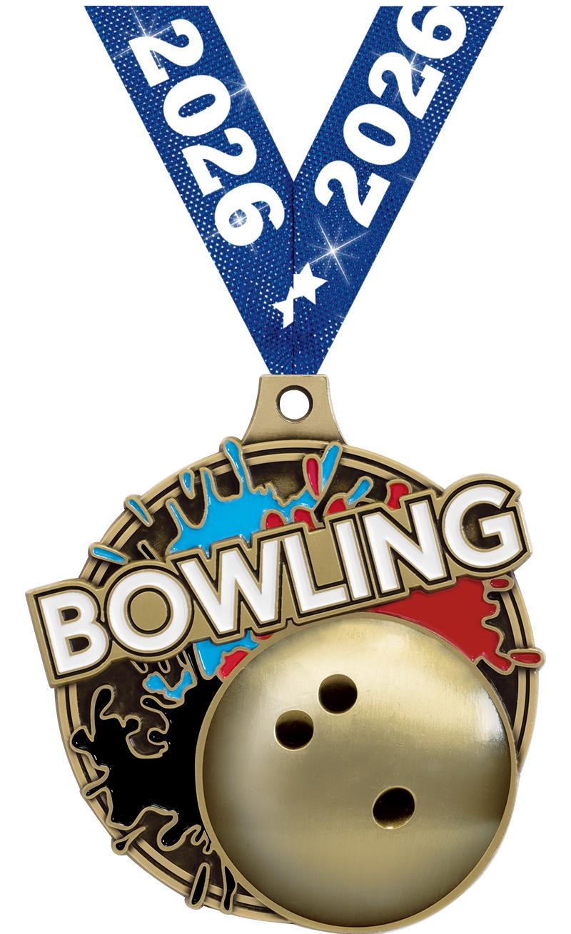 2" SPLASH BOWLING MDL GOLD
