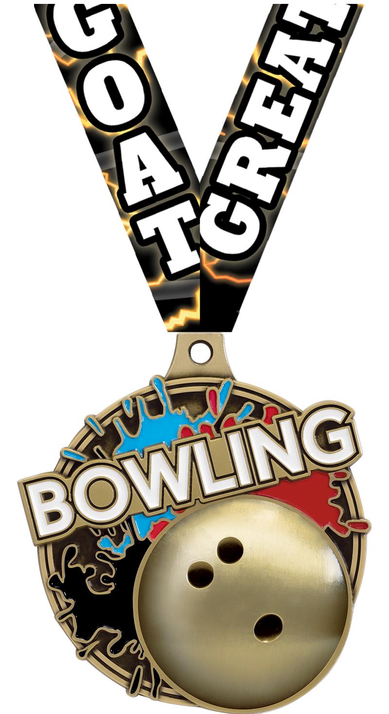 2" SPLASH BOWLING MDL GOLD
