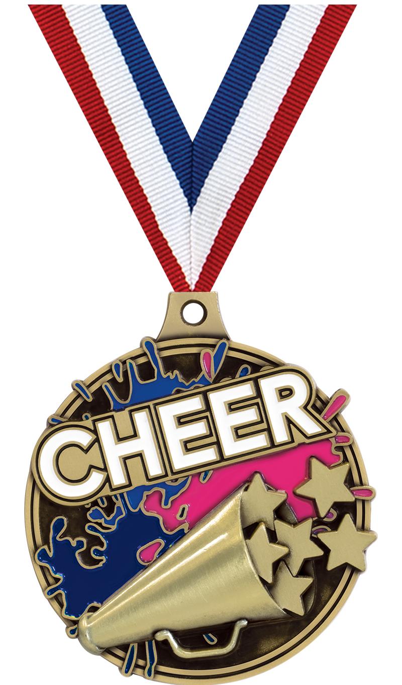 2" SPLASH CHEER MDL GOLD