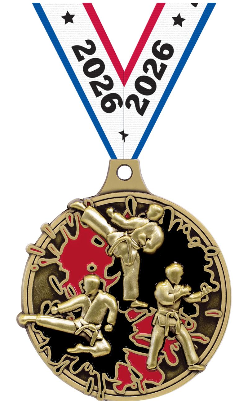 2" SPLSH MRTAL ARTS MDL GOLD