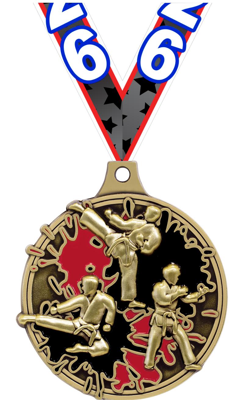 2" SPLSH MRTAL ARTS MDL GOLD