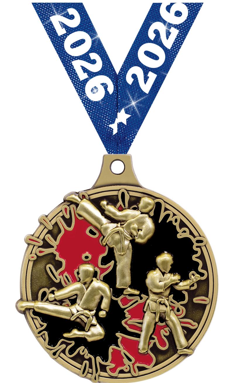 2" SPLSH MRTAL ARTS MDL GOLD