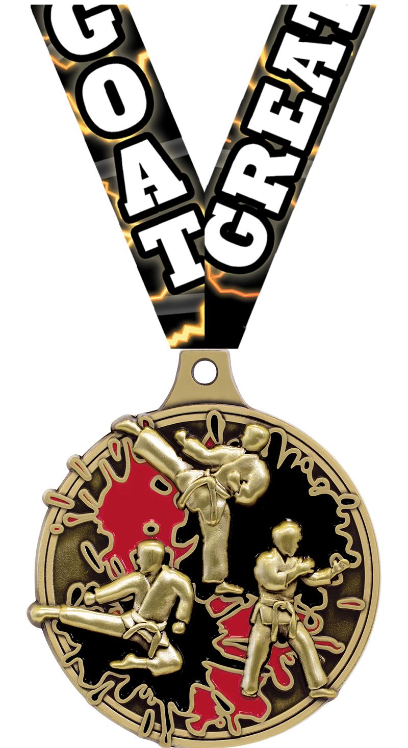 2" SPLSH MRTAL ARTS MDL GOLD