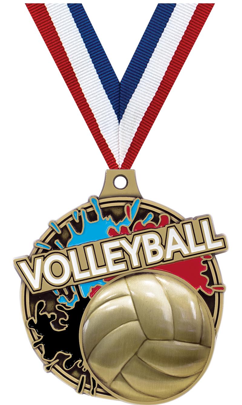 2" SPLSH VOLLEYBALL MDL GOLD