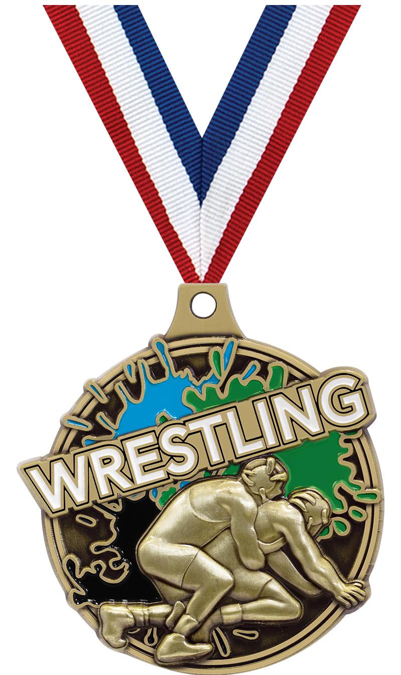 2" SPLASH WRESTLING MDL GOLD