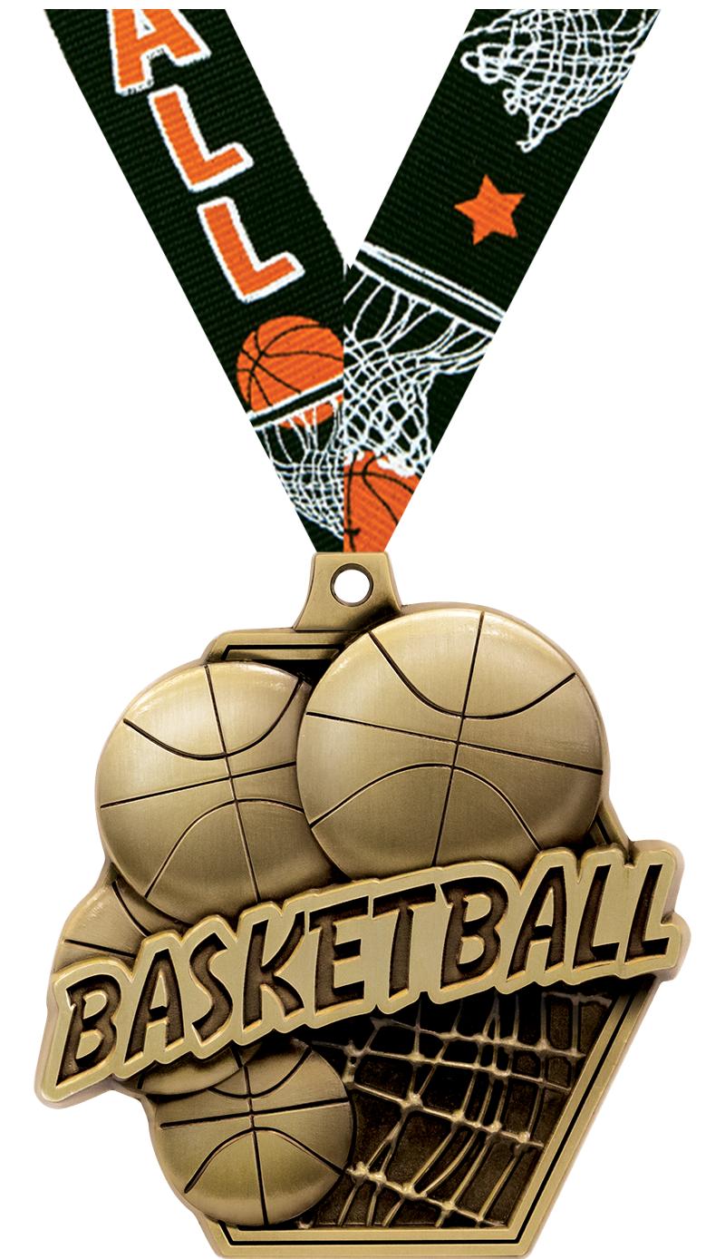 World Class Basketball Medal