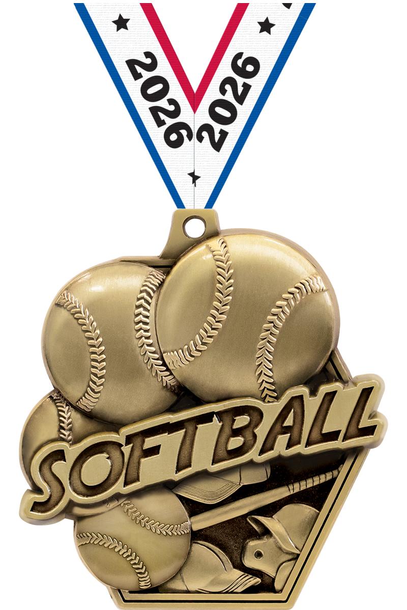 2.25" MASTERS SOFTBALL MDL GD