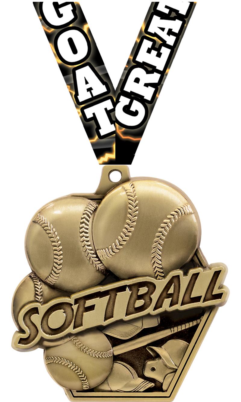 2.25" MASTERS SOFTBALL MDL GD