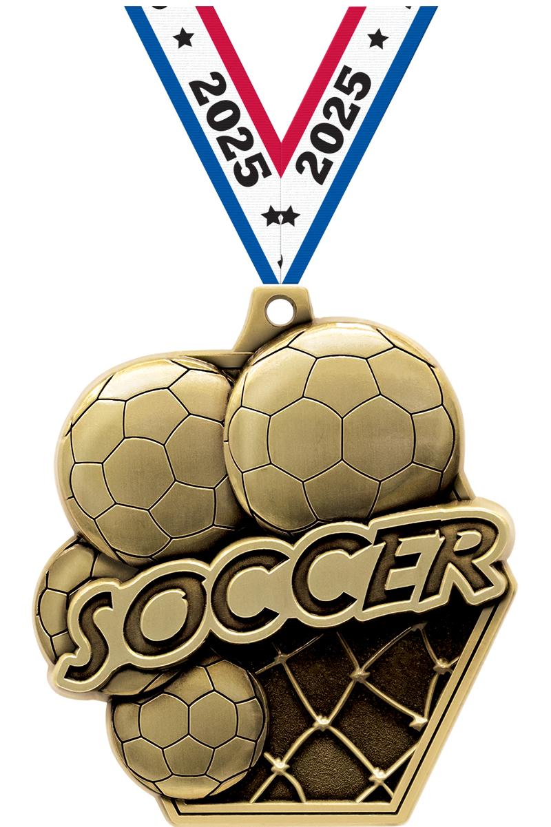 2.25" MASTERS SOCCER MDL GD