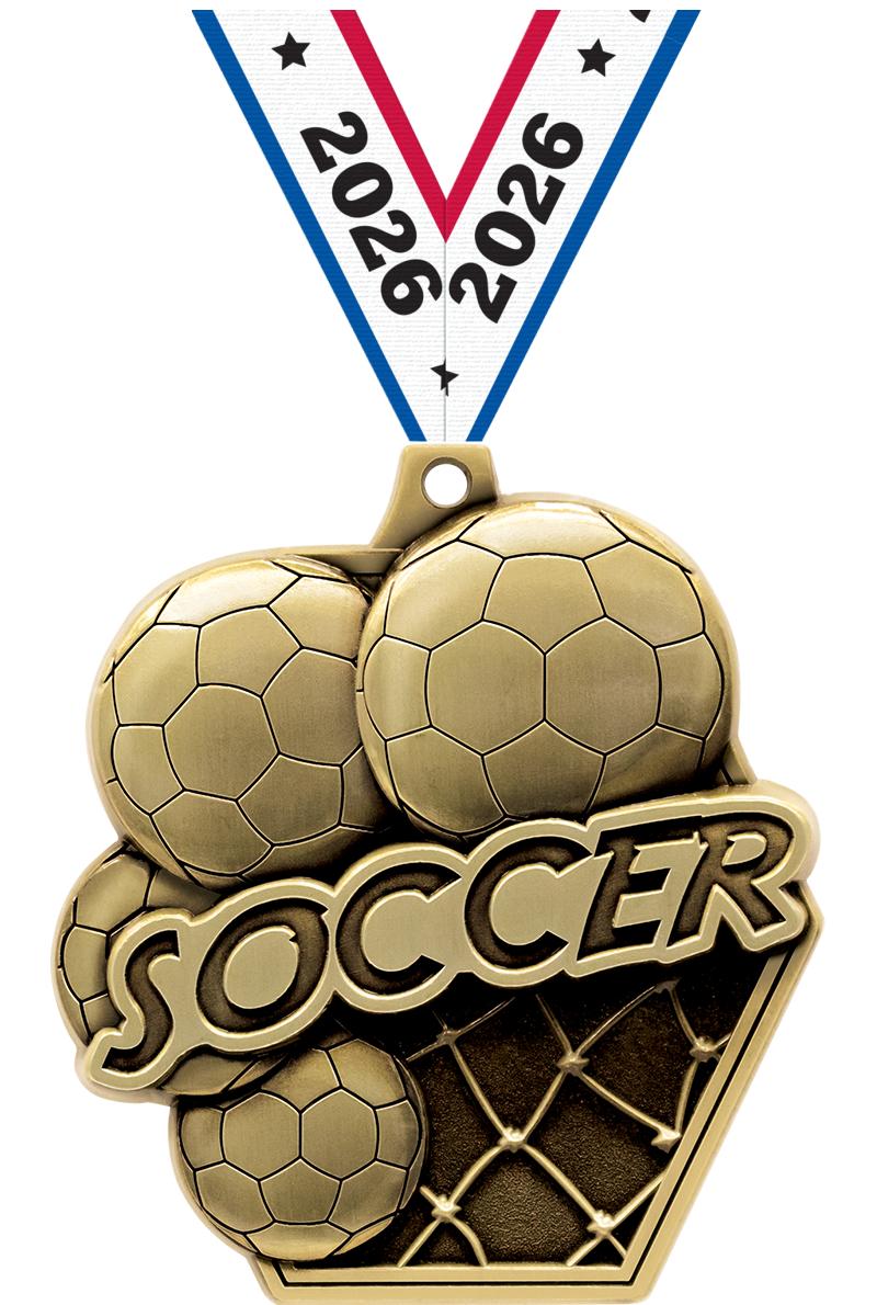 2.25" MASTERS SOCCER MDL GD