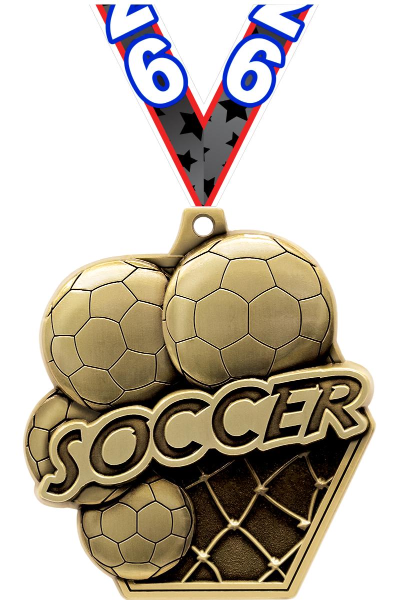 2.25" MASTERS SOCCER MDL GD