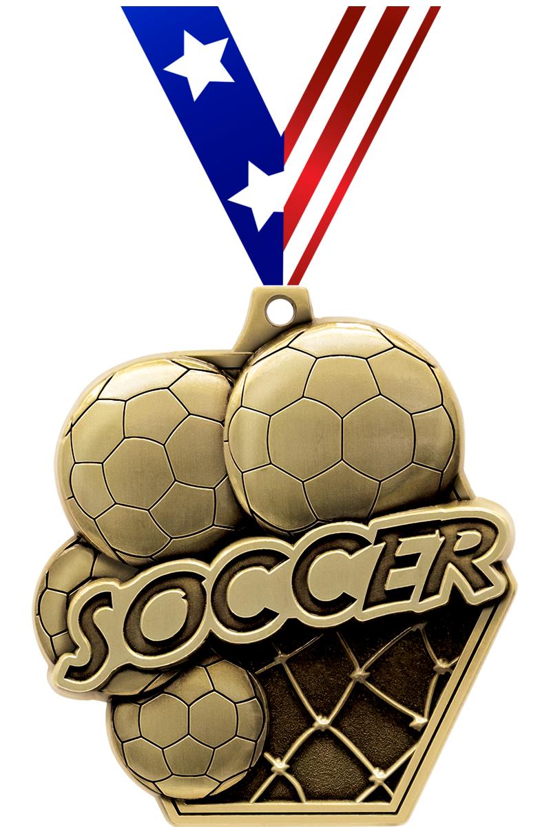 2.25" MASTERS SOCCER MDL GD