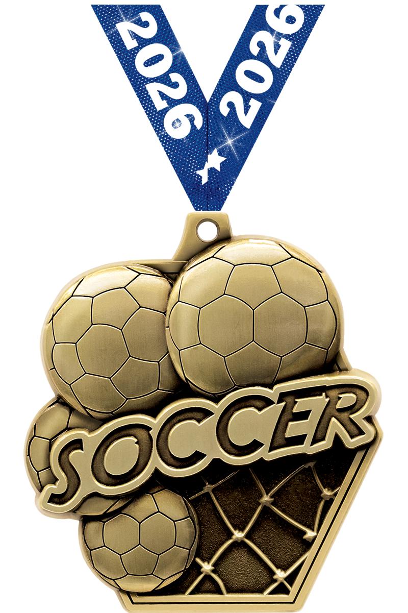 2.25" MASTERS SOCCER MDL GD