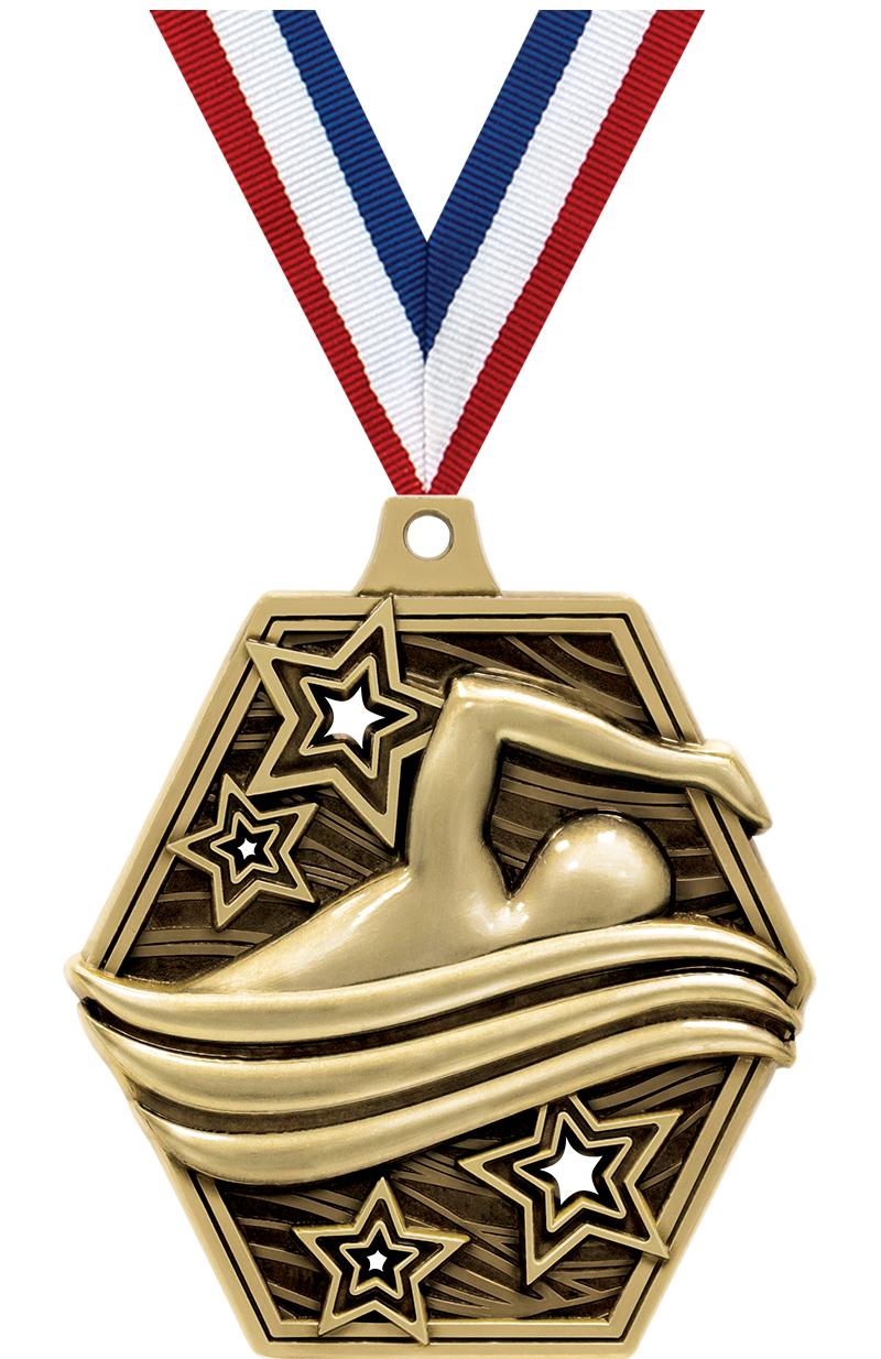 2.25" MASTERS SWIMMING MDL GD