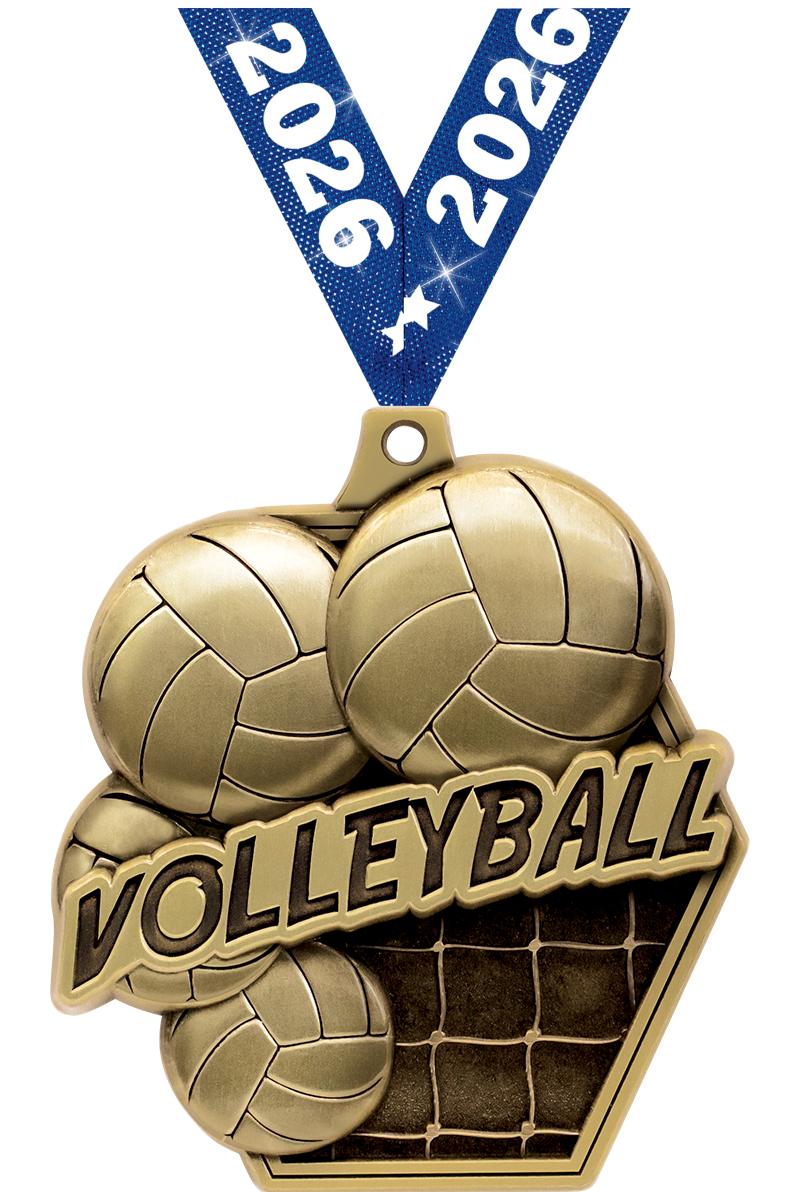 2.25"MASTERS VOLLEYBALL MDL GD