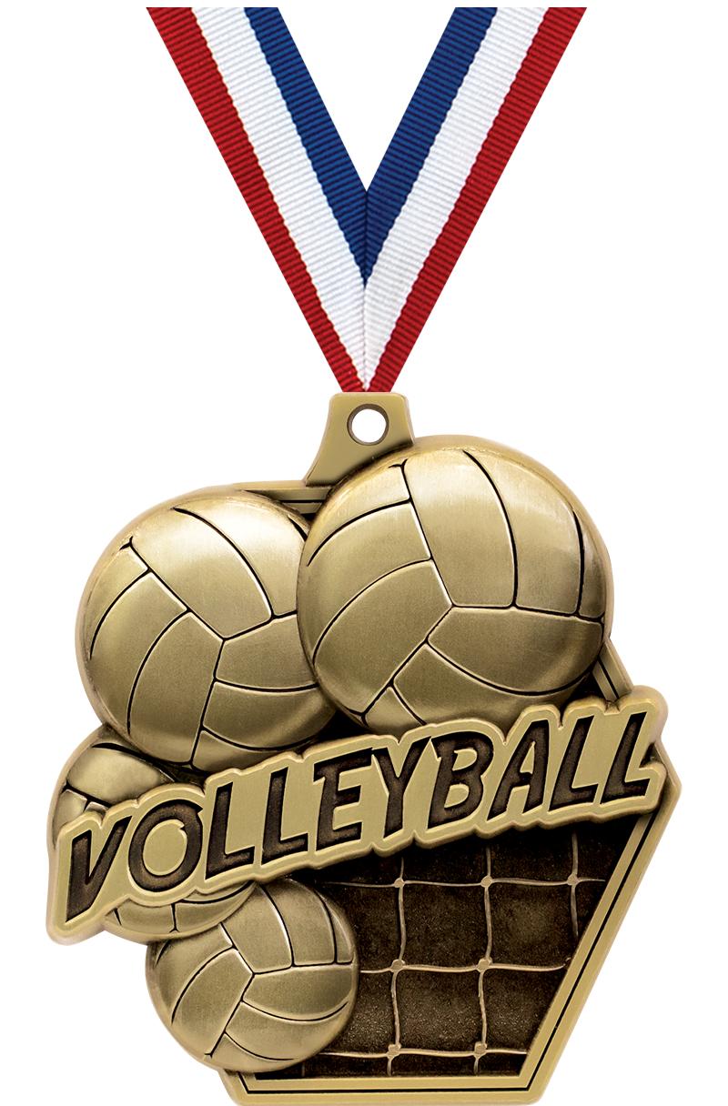 2.25"MASTERS VOLLEYBALL MDL GD