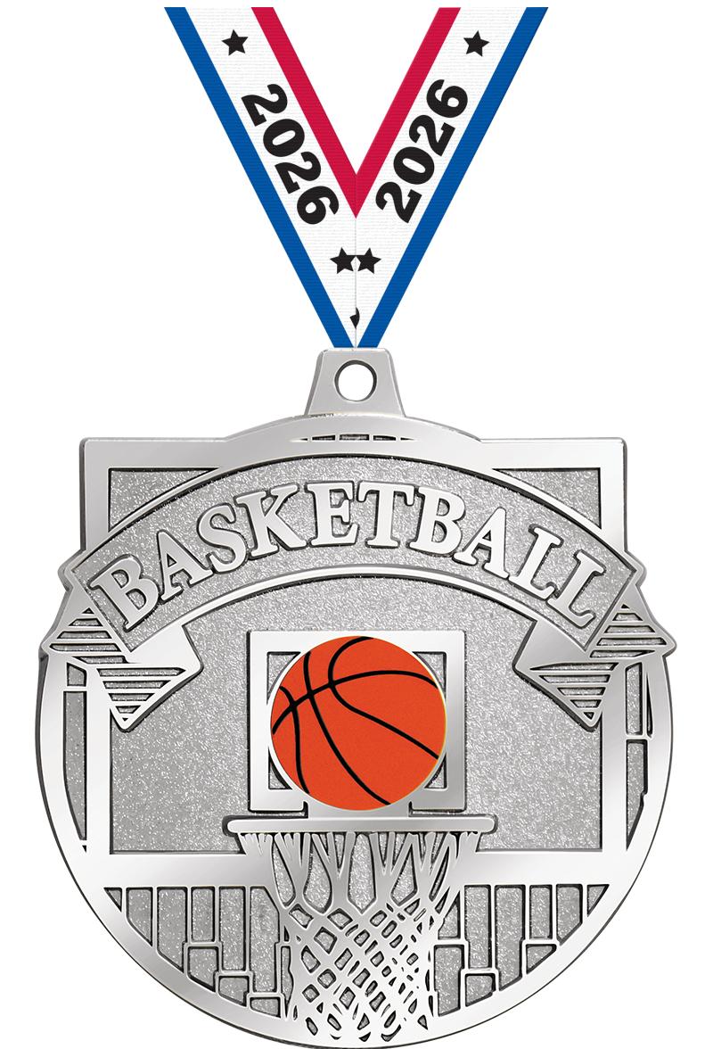 2.25"GILDED BASKETBALL MDL SV