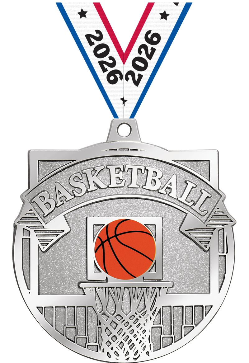 2.25"GILDED BASKETBALL MDL SV