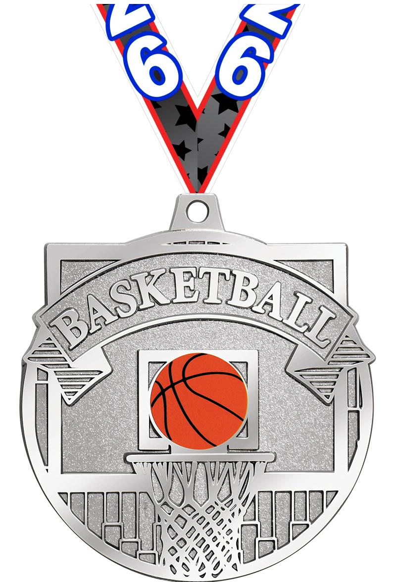 2.25"GILDED BASKETBALL MDL SV