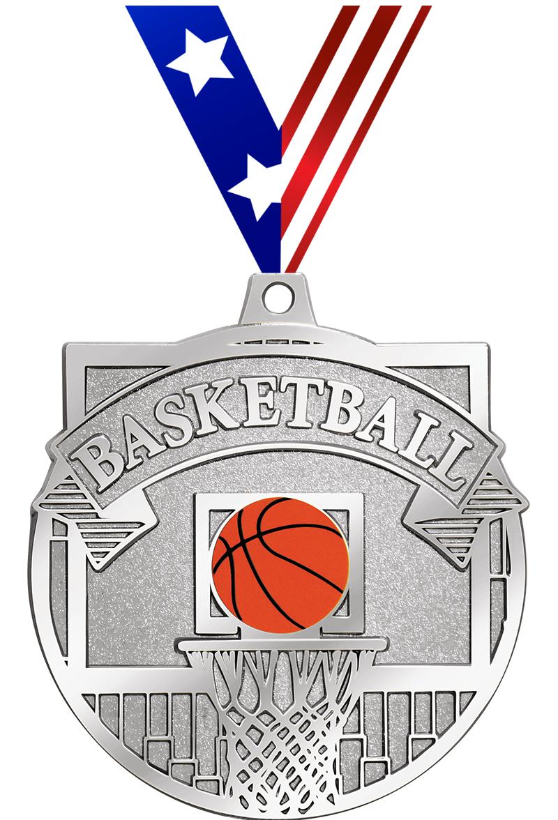2.25"GILDED BASKETBALL MDL SV
