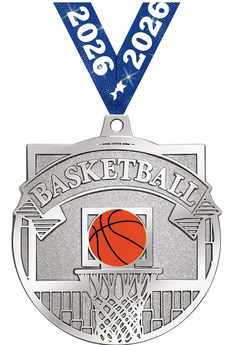 2.25"GILDED BASKETBALL MDL SV