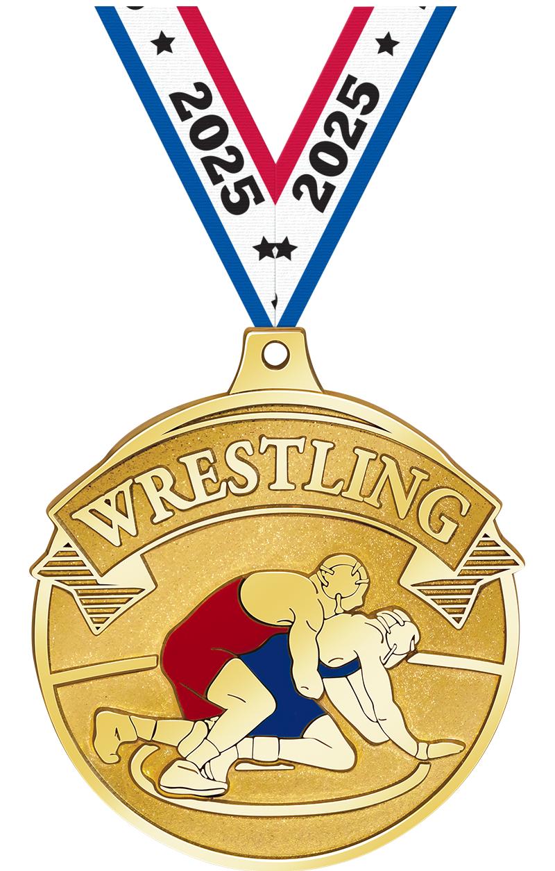 2.25" GILDED WRESTLING MDL GD