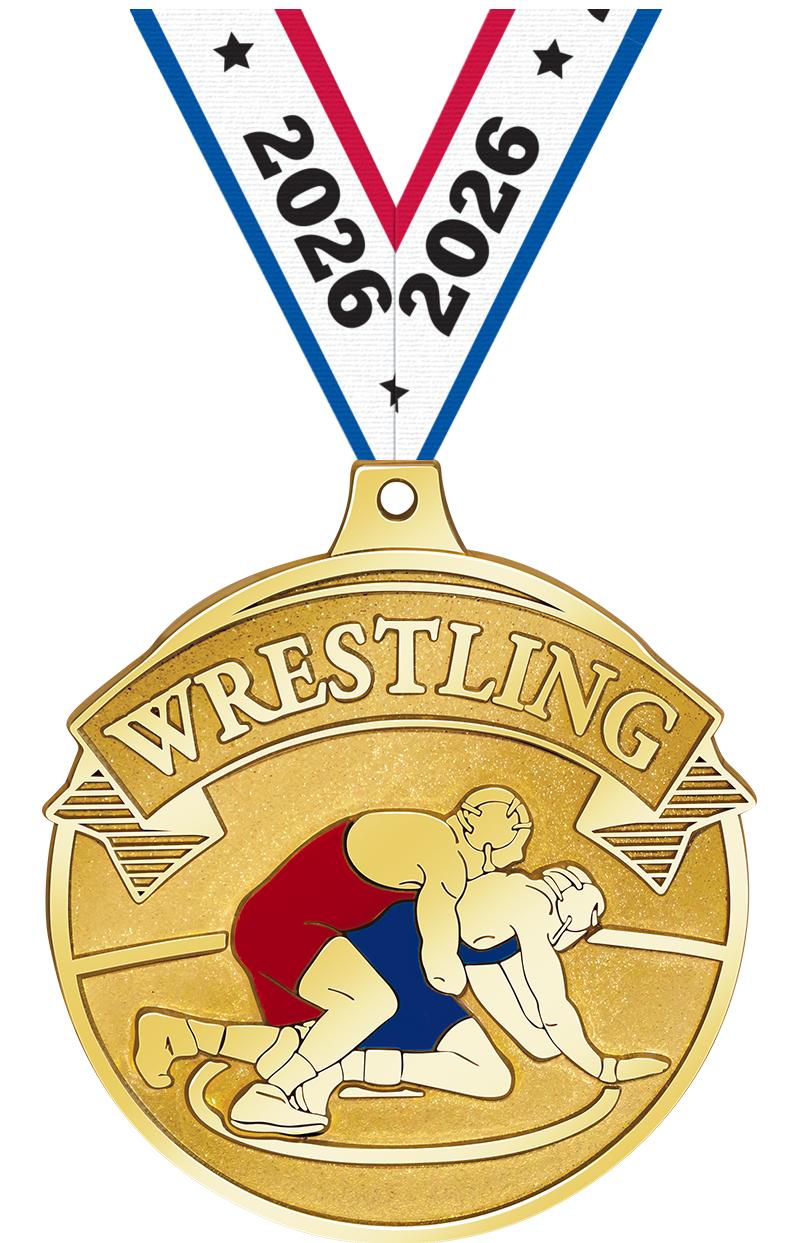 2.25" GILDED WRESTLING MDL GD