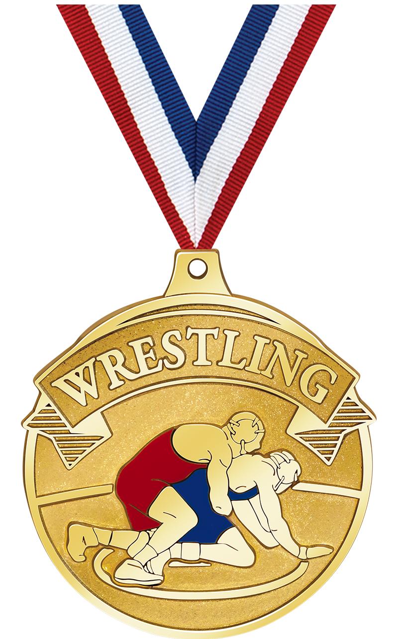 2.25" GILDED WRESTLING MDL GD
