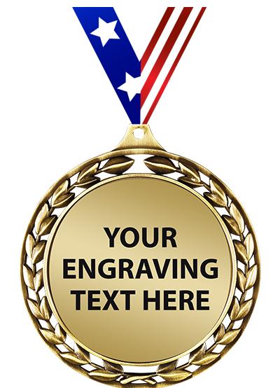 2.5"LAUREL WRTH ETCHED PLT MDL