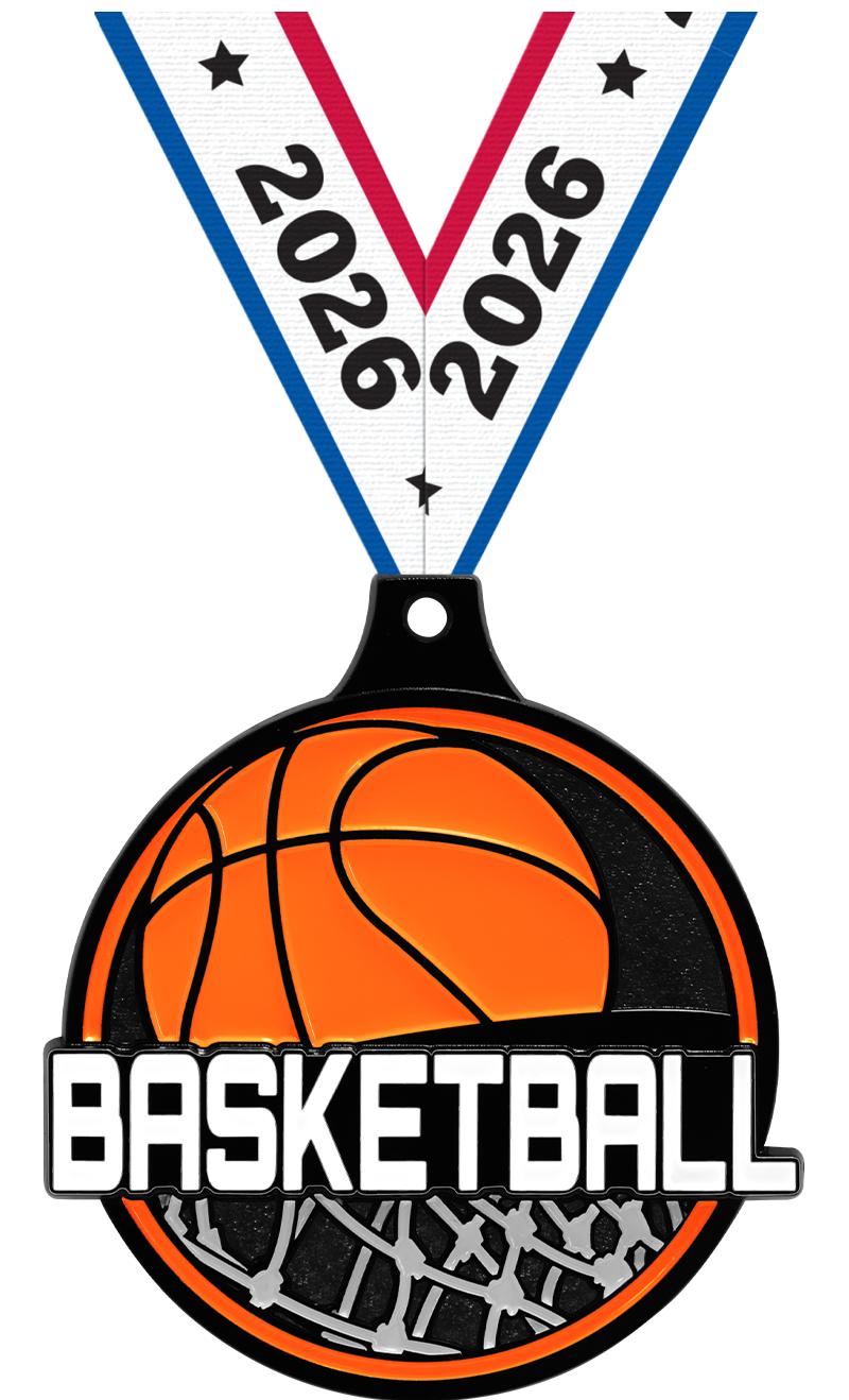 2"BASKETBALL NEON BRKOUT MD BK