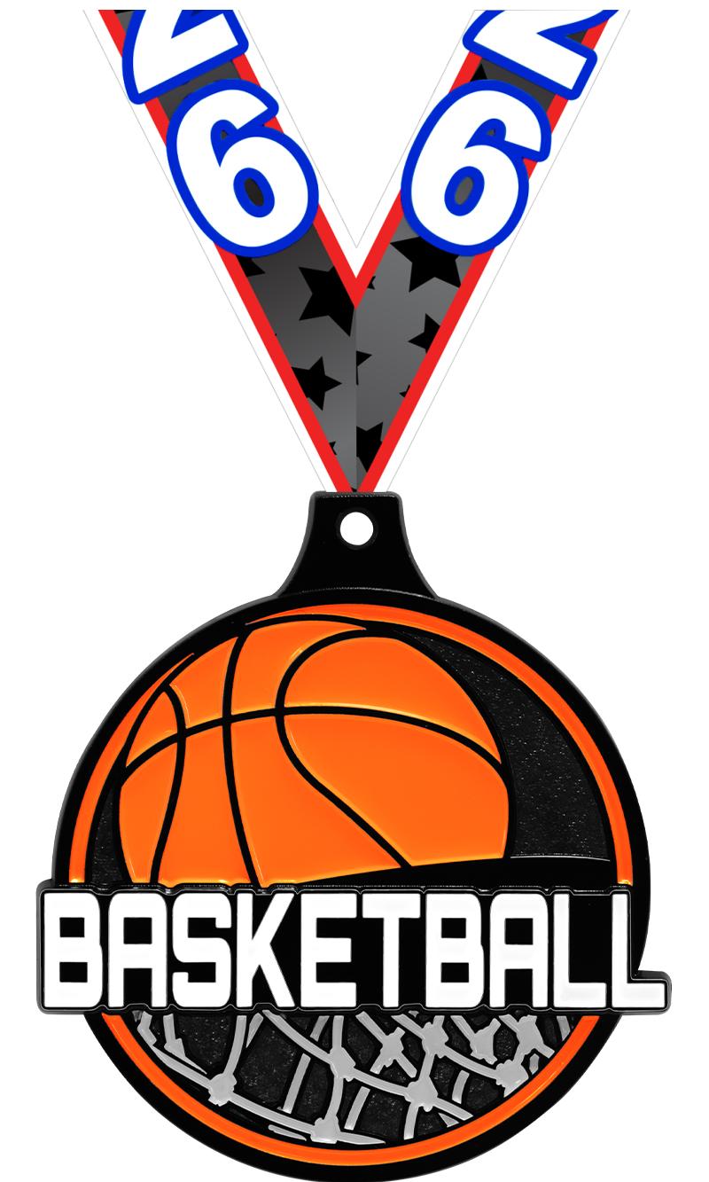 2"BASKETBALL NEON BRKOUT MD BK