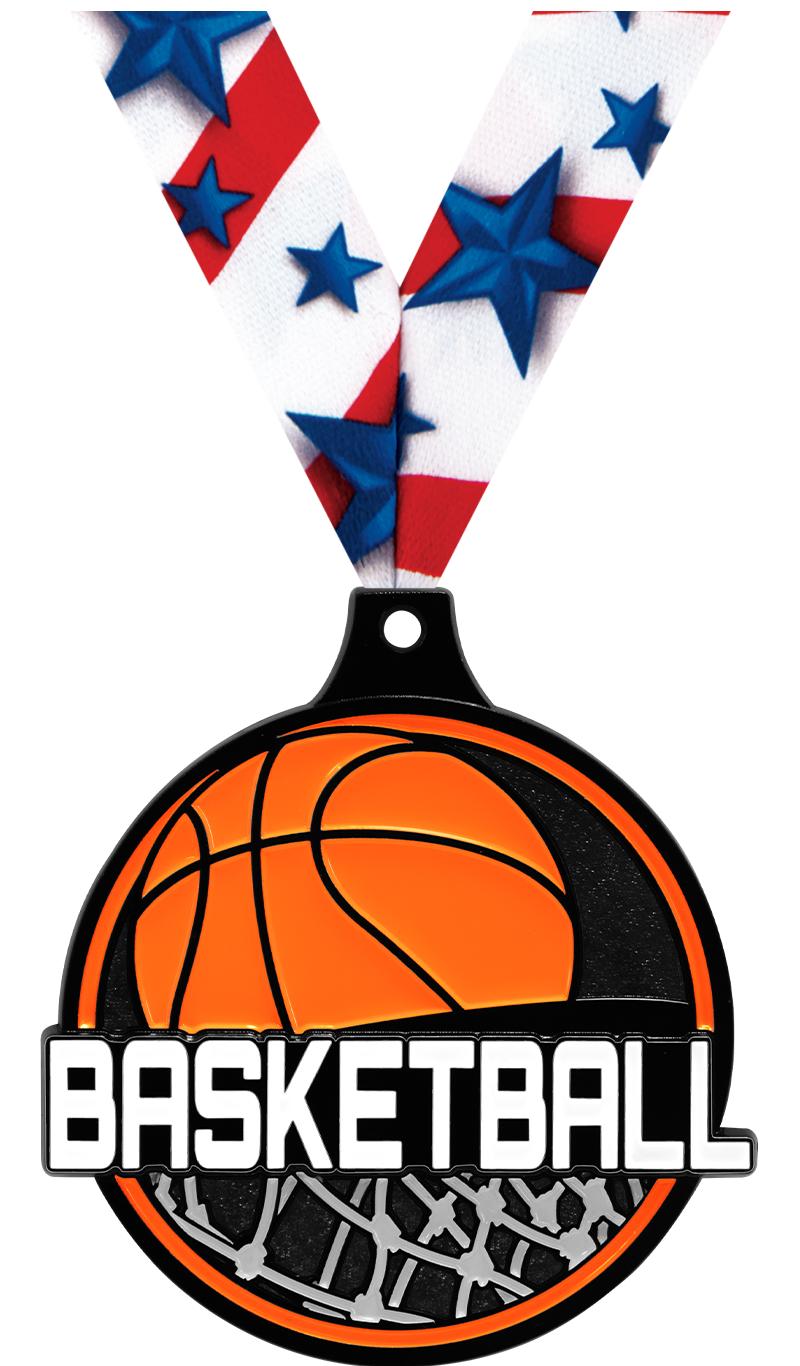 2"BASKETBALL NEON BRKOUT MD BK