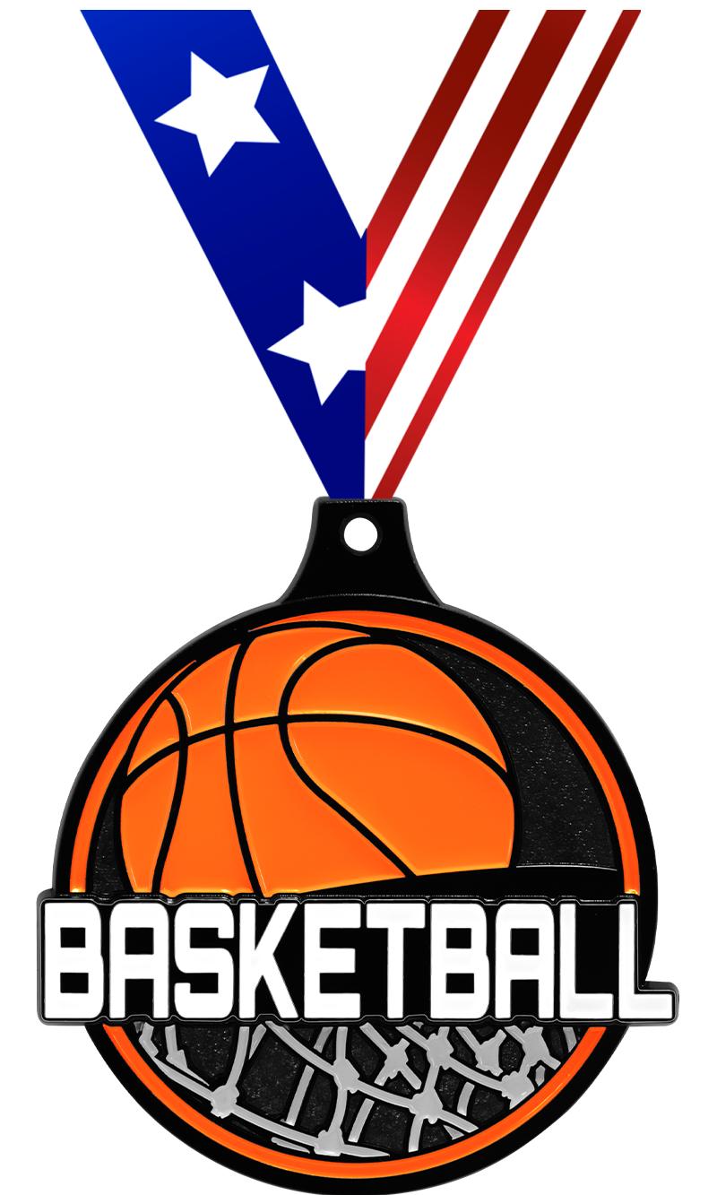 2"BASKETBALL NEON BRKOUT MD BK