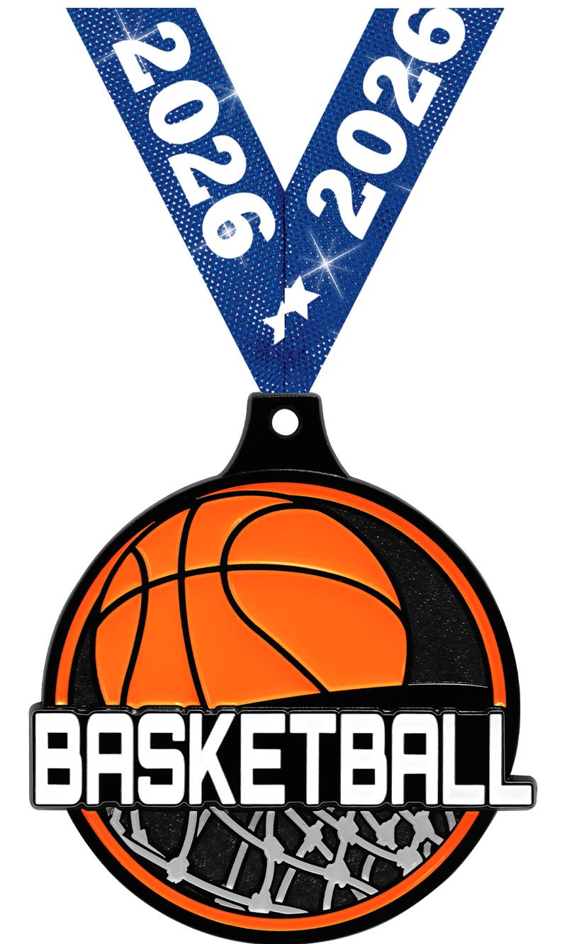 2"BASKETBALL NEON BRKOUT MD BK