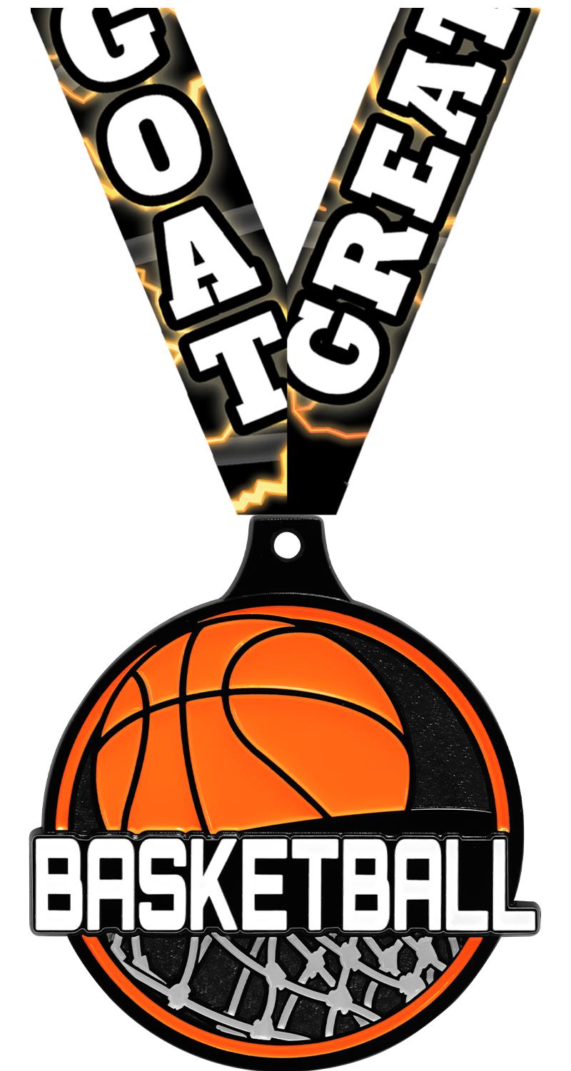 2"BASKETBALL NEON BRKOUT MD BK