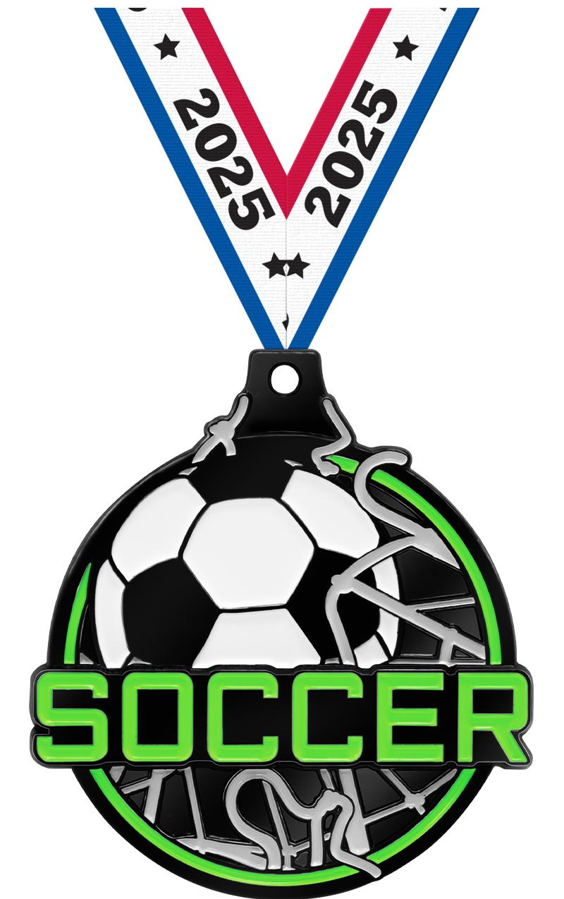 2" SOCCER NEON BREAKOUT MDL BK