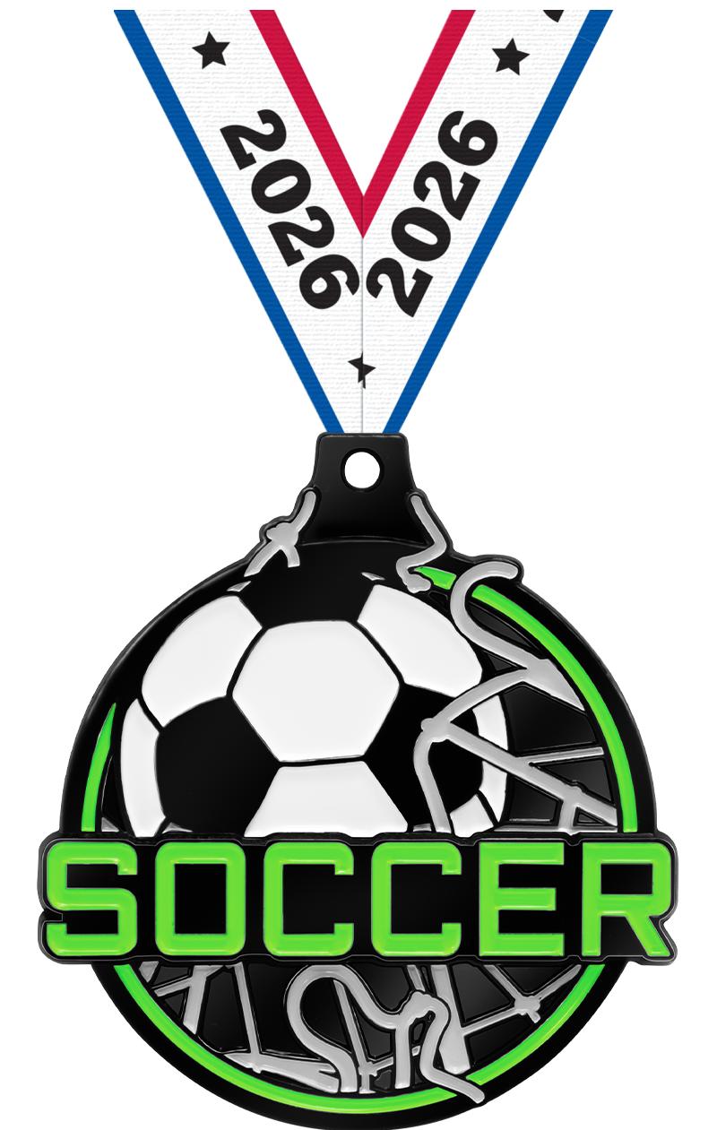 2" SOCCER NEON BREAKOUT MDL BK