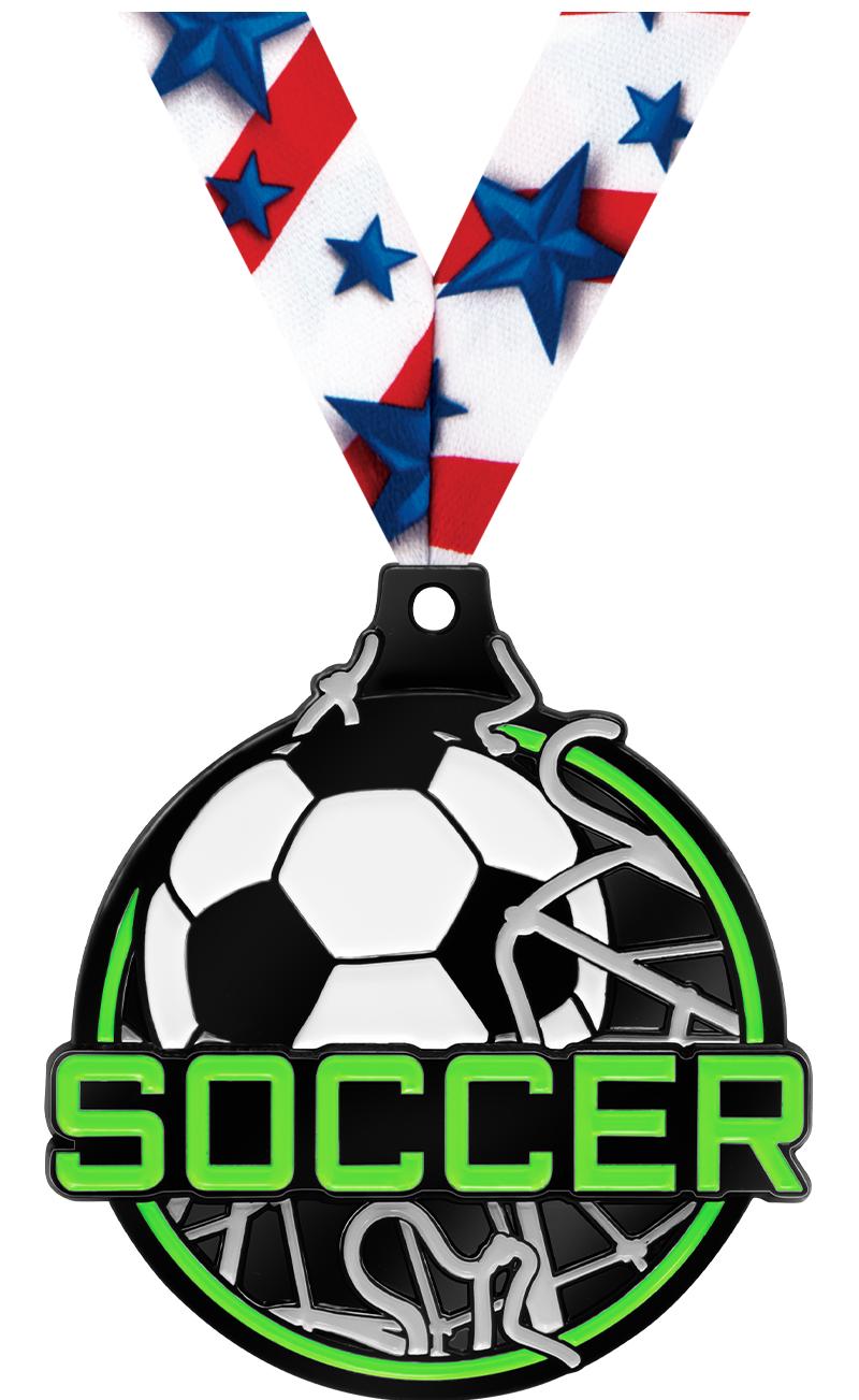 2" SOCCER NEON BREAKOUT MDL BK