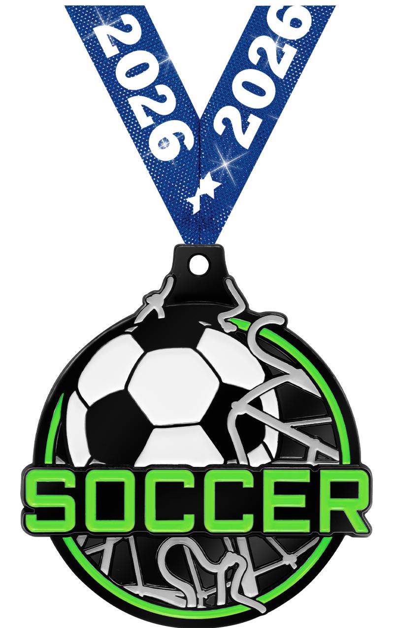 2" SOCCER NEON BREAKOUT MDL BK