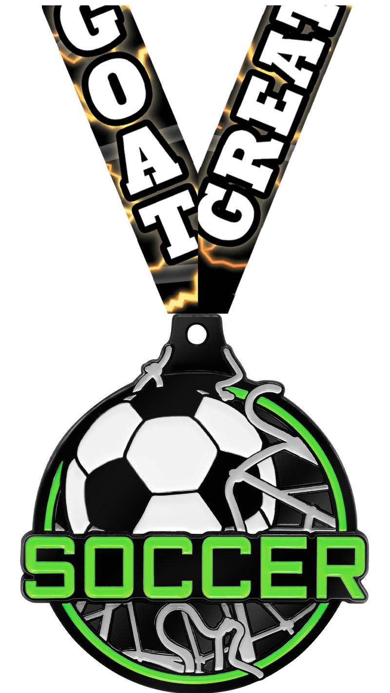 2" SOCCER NEON BREAKOUT MDL BK