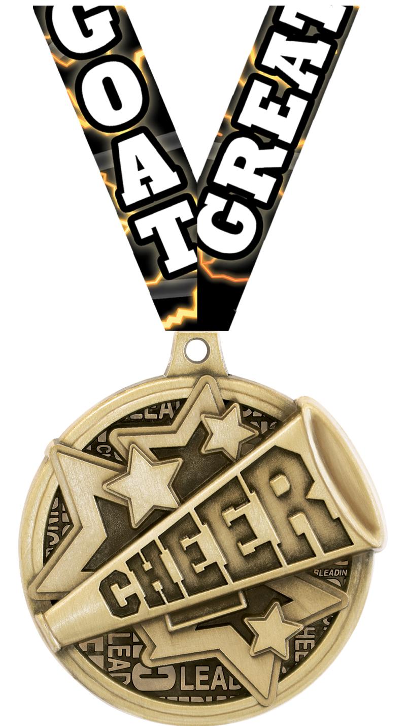 2" KUDOS CHEER GOLD MDL