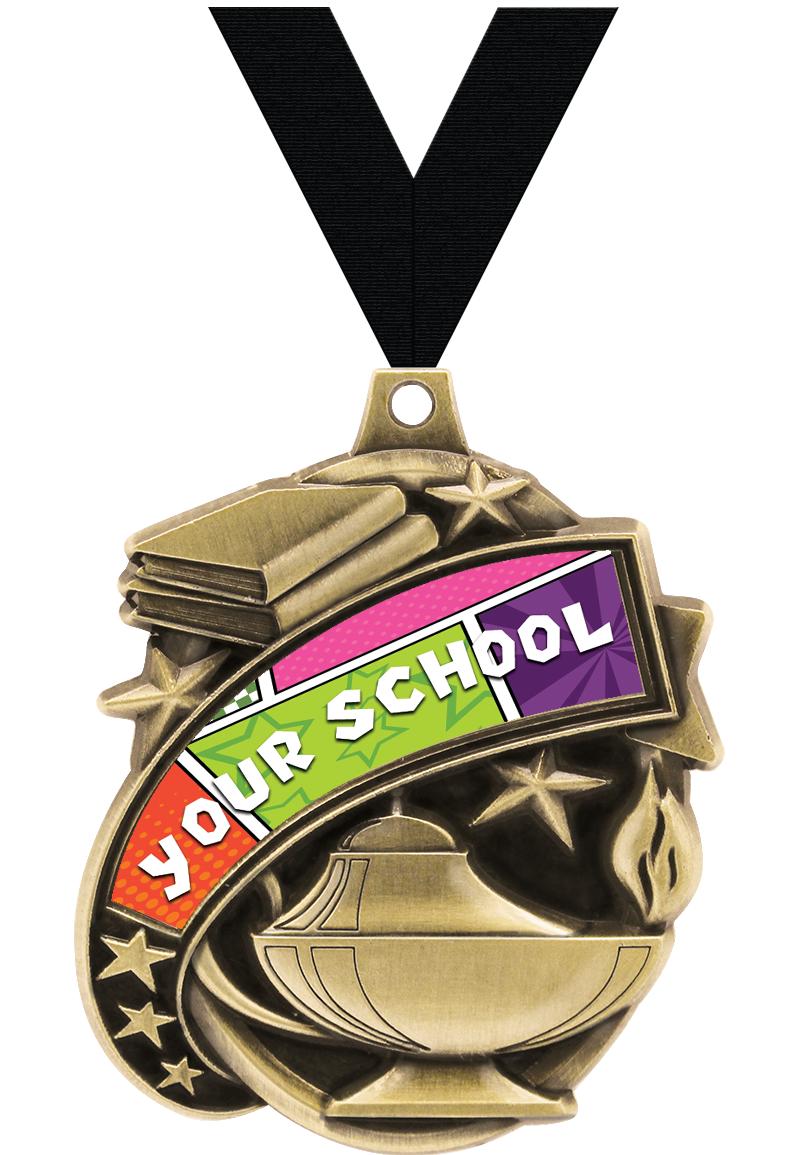 2.25" KUDOS ACADEMIC GOLD MDL