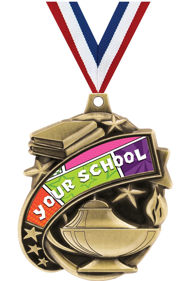 2.25" KUDOS ACADEMIC GOLD MDL