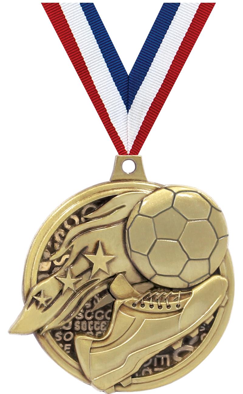 2" KUDOS SOCCER GOLD MDL