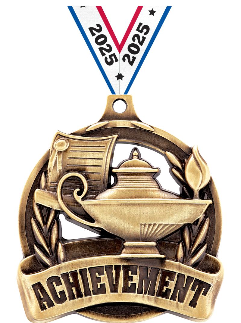 2" ACHIEVEMENT MEDAL GOLD