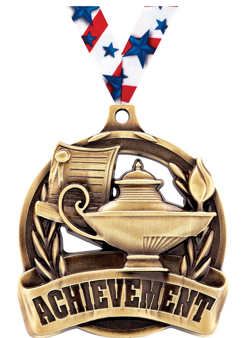 2" ACHIEVEMENT MEDAL GOLD